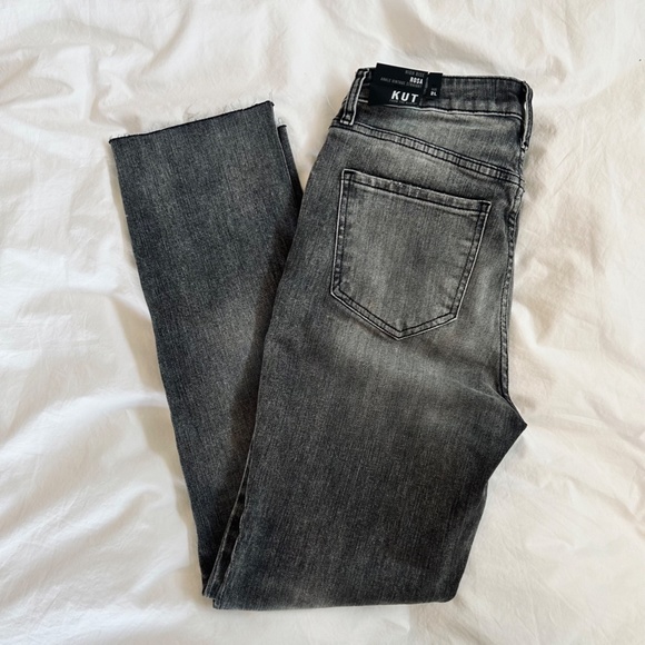 KUT Rosa High Rise Straight Jean - Picture 7 of 9